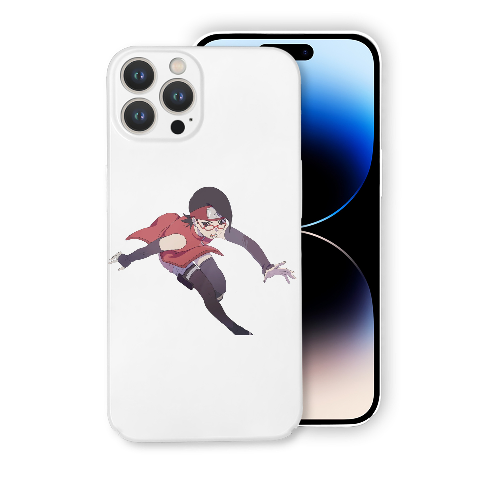 （画像用） NARUTO -ナルト- うちは サラダ Uchiha Sarada 【iPhone 14シリーズ対応】ハードケース